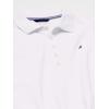 imageNautica Womens 5Button Short Sleeve Breathable 100 Cotton Polo ShirtBright White
