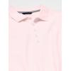 imageNautica Womens 5Button Short Sleeve Breathable 100 Cotton Polo ShirtCradle Pink