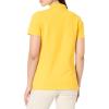 imageNautica Womens 5Button Short Sleeve Breathable 100 Cotton Polo ShirtDaffodil