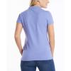 imageNautica Womens 5Button Short Sleeve Breathable 100 Cotton Polo ShirtDeep Peri