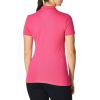 imageNautica Womens 5Button Short Sleeve Breathable 100 Cotton Polo ShirtLeis Pink