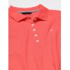 imageNautica Womens 5Button Short Sleeve Breathable 100 Cotton Polo ShirtMelon Pink