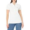 imageNautica Womens Polo Short Sleeve Button Placket Polo Bright White Medium