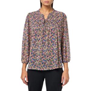 imageNautica Womens 5Button Short Sleeve Breathable 100 Cotton Polo ShirtConfetti Multi