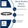 imageNautica 12 mm Stretch Bead Bracelet for Men Stainless Steel