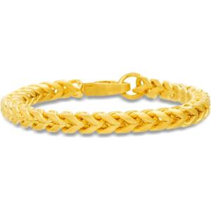 imageNautica 8 mm Twisted Curb Chain for Men Stainless Steel 85 InchesYellow