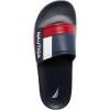 imageNautica Mens Athletic Slide Sandal Adjustable Straps Comfort SlipOnBower 2navyWhiteRed