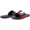 imageNautica Mens Athletic Slide Sandal Adjustable Straps Comfort SlipOnBower 2navyWhiteRed