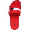 imageNautica Mens Athletic Slide Sandal Adjustable Straps Comfort SlipOnRed