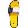 imageNautica Mens Athletic Slide Sandal Adjustable Straps Comfort SlipOnYellow