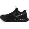 imageNautica Mens Casual Fashion Sneakers  Lightweight LaceUp Athletic Walking Shoes for Gym amp Tennis ComfortableBlacklazith
