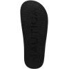 imageNautica Mens Open Toe Slide Sandals  Comfortable Indoor amp Outdoor Shower SlippersBlackpierre