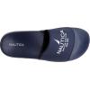 imageNautica Mens Open Toe Slide Sandals  Comfortable Indoor amp Outdoor Shower SlippersNavy Porter