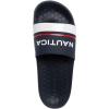 imageNautica Mens Open Toe Slide Sandals  Comfortable Indoor amp Outdoor Shower SlippersNavy Red Whiteatun