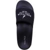 imageNautica Mens Open Toe Slide Sandals  Comfortable Indoor amp Outdoor Shower SlippersPorterblackWhite