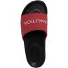 imageNautica Mens Open Toe Slide Sandals  Comfortable Indoor amp Outdoor Shower SlippersRed Blackpierre