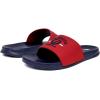 imageNautica Mens Open Toe Slide Sandals  Comfortable Indoor amp Outdoor Shower SlippersRed Navy Porter