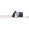 imageNautica Mens Open Toe Slide Sandals  Comfortable Indoor amp Outdoor Shower SlippersTopco StripenavyWhite