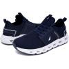 imageNautica Mens Running Sneakers Sport Fashion LaceUp Athletic Soft Shoes for Gym Tennis Men  Cushioned Breathable Lightweight amp ComfortableNavy White Cailen