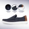 imageNautica Mens SlipOn Loafers Casual Moc Toe Sneakers Boat Shoes Slipper for Men  Lightweight amp Comfortable  DerwinNavy Smooth