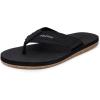 imageNautica Mens Flip Flop Beach Sandal Boat Slide Water SlippersBlackwoven