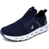 imageNautica Mens Running Sneakers Sport Fashion LaceUp Athletic Soft Shoes for Gym Tennis Men  Cushioned Breathable Lightweight amp ComfortableNavy White Cailen