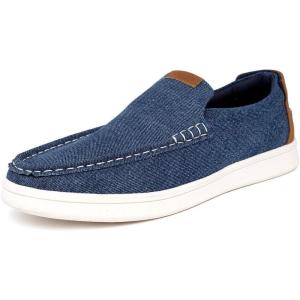imageNautica Mens SlipOn Loafers Casual Moc Toe Sneakers Boat Shoes Slipper for Men  Lightweight amp Comfortable  DerwinBlue Denim