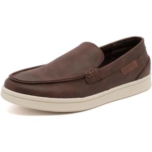 imageNautica Mens SlipOn Loafers Casual Moc Toe Sneakers Boat Shoes Slipper for Men  Lightweight amp Comfortable  DerwinChocolate