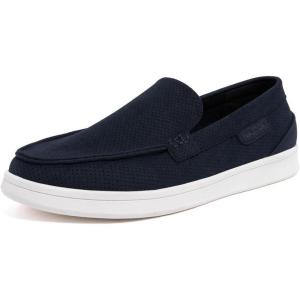 imageNautica Mens SlipOn Loafers Casual Moc Toe Sneakers Boat Shoes Slipper for Men  Lightweight amp Comfortable  DerwinNavy Perforated