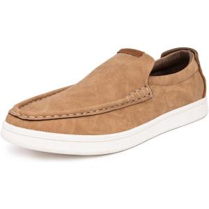 imageNautica Mens SlipOn Loafers Casual Moc Toe Sneakers Boat Shoes Slipper for Men  Lightweight amp Comfortable  DerwinTan Smooth
