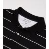 imageNautica Mens Classic Short Sleeve Striped Polo ShirtTrue Black