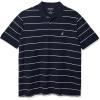 imageNautica Mens Classic Short Sleeve Striped Polo ShirtNavy