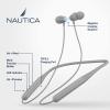 imageNautica B310 Sport Wireless Bluetooth Earphones with TypeC Charging Cable Neckband Earphones Magnetic Earbuds Bluetooth v50 Earphones High Volume Levels Flexibility Portable Sweat Proof Gray