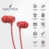 imageNautica B310 Sport Wireless Bluetooth Earphones with TypeC Charging Cable Neckband Earphones Magnetic Earbuds Bluetooth v50 Earphones High Volume Levels Flexibility Portable Sweat Proof RED