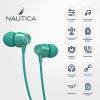imageNautica B310 Sport Wireless Bluetooth Earphones with TypeC Charging Cable Neckband Earphones Magnetic Earbuds Bluetooth v50 Earphones High Volume Levels Flexibility Portable Sweat Proof Green
