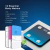 imageNautica Body Tracker Digital Bathroom Scale BluetoothEnabled Smart Scale with BMI Body Fat Muscle Mass Tracking amp More Syncs with Smartphone App for Body Composition Tracking 396 LbsNavy Blue