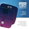 imageNautica Body Tracker Digital Bathroom Scale BluetoothEnabled Smart Scale with BMI Body Fat Muscle Mass Tracking amp More Syncs with Smartphone App for Body Composition Tracking 396 LbsNavy Fuschia