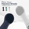 imageNautica PC130 Sonic Facial Cleansing Brush Made with Ultra Hygienic Soft Silicone Waterproof and Rechargeable Face Scrub Brush for Men amp Women  MilkMilk