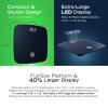 imageNautica Smart Scale for Body Weight  BMI Body Fat Muscle Mass  12 Metrics Bluetooth App ITO Technology Hidden LED Display 440lb Capacity  Body Tracker