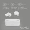 imageNautica T300 True Wireless Earbuds Bluetooth v50 TWS inEar Earphones with Builtin Mic Wireless Bluetooth Earbuds MicroUSB Charging Case Touch Control Ergonomic Design SweatProof Off White