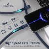 imageNautica TypeC to TypeC Cable 7 ft USBC to USBC Fast Charging Cable with 65W Power Delivery amp 480Mbps Data Transfer Compatible for Google Pixel Samsung and Apple Devices amp More 7FT NavyNavy