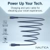imageNautica USB C to Lightning Cable Type C to Lightning Cable USB C Charger MFi Verified Fast Charger Charging Cord Compatible with iPhone 1312 Pro Max11XXSXR iPad AirPod 4 Ft WhiteNavy