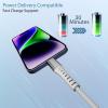 imageNautica USBC to USBC Cable 15W HighSpeed Charging Durable Braided Cable Premium Quality Universal Compatibility Gray