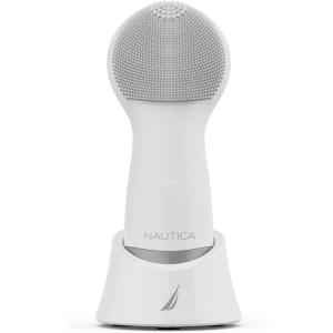imageNautica PC130 Sonic Facial Cleansing Brush Made with Ultra Hygienic Soft Silicone Waterproof and Rechargeable Face Scrub Brush for Men amp Women  MilkMilk