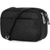 imageNautica Womens Candid Camera Adjustable Crossbody BagEmbossed Black