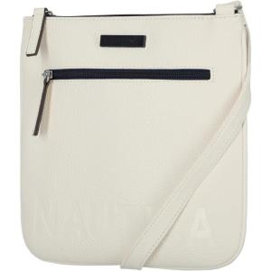imageNautica Lakeside Signature Jaquard North South Crossbody BagWhite II