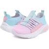imageNautica Kids Athletic SlipOn Sneakers  Comfortable Bungee Running Shoes for Boys and Girls  Stylish and Supportive Footwear for Active Kids Big KidLittle KidToddlerPink Blue Lilac