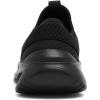 imageNautica Kids Athletic SlipOn Sneakers  Comfortable Bungee Running Shoes for Boys and Girls  Stylish and Supportive Footwear for Active Kids Big KidLittle KidToddlerBlack on Black Molded