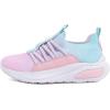 imageNautica Kids Athletic SlipOn Sneakers  Comfortable Bungee Running Shoes for Boys and Girls  Stylish and Supportive Footwear for Active Kids Big KidLittle KidToddlerPink Blue Lilac