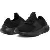 imageNautica Kids Athletic SlipOn Sneakers  Comfortable Bungee Running Shoes for Boys and Girls  Stylish and Supportive Footwear for Active Kids Big KidLittle KidToddlerBlack on Black Molded